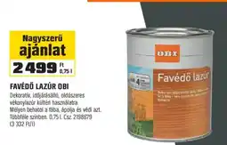 OBI Favédő lazúr obi ajánlat