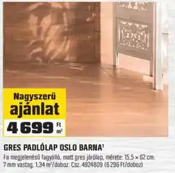 OBI Gres padlólap oslo barna ajánlat