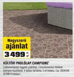 OBI Kültéri padlólap campione ajánlat