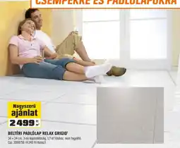 OBI Beltéri padlólap relax grigio ajánlat
