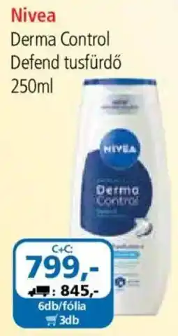 ÁRKLUB Nivea derma control defend tusfürdő ajánlat