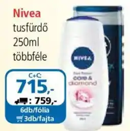 ÁRKLUB Nivea tusfürdő ajánlat
