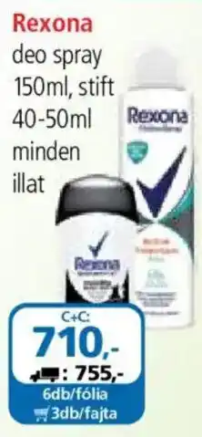 ÁRKLUB Rexona deo spray ajánlat