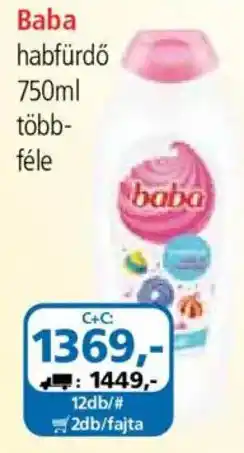 ÁRKLUB Baba habfürdő ajánlat