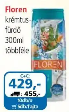 ÁRKLUB Floren krémtusfürdő ajánlat