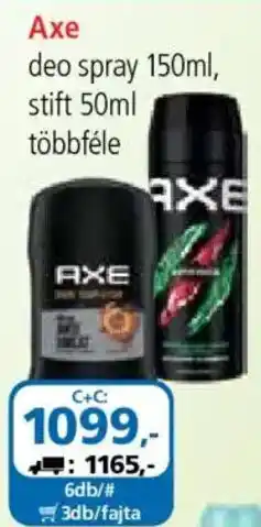 ÁRKLUB Axe deo spray ajánlat