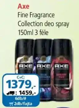 ÁRKLUB Axe fine fragrance collection deo spray ajánlat