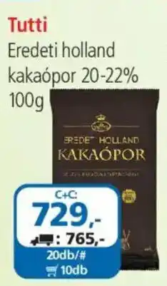 ÁRKLUB Tutti eredeti holland kakaópor ajánlat