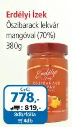 ÁRKLUB Erdélyi ízek ószibarack lekvár ajánlat