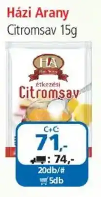 ÁRKLUB Házi Arany citromsav ajánlat