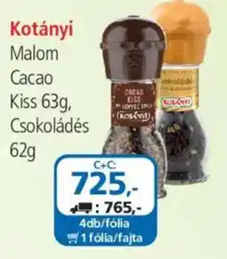 ÁRKLUB Kotányi malom ajánlat