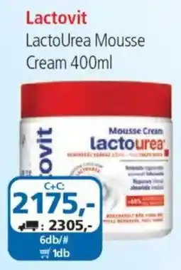 ÁRKLUB Lactovit lactourea mousse cream ajánlat