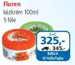 ÁRKLUB Floren kézkrém ajánlat