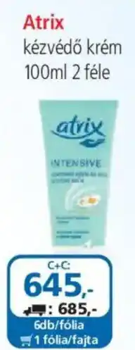 ÁRKLUB Atrix kézvédő krém ajánlat