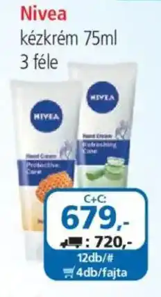 ÁRKLUB Nivea kézkrém ajánlat
