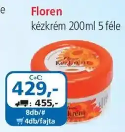 ÁRKLUB Floren kézkrem ajánlat