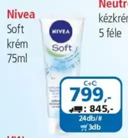ÁRKLUB Nivea soft krém ajánlat