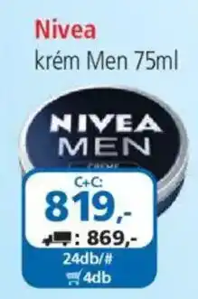 ÁRKLUB Nivea krém men ajánlat
