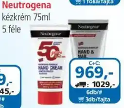 ÁRKLUB Neutrogena kézkrém ajánlat