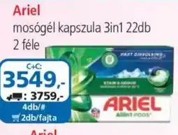 ÁRKLUB Ariel mosógél kapszula ajánlat