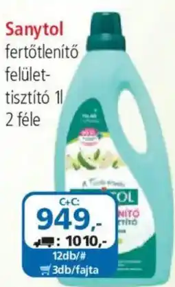 ÁRKLUB Sanytol fertotlenito felulet-tisztito ajánlat