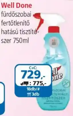 ÁRKLUB Well Done fertőtlenítő hatású tisztítószer ajánlat