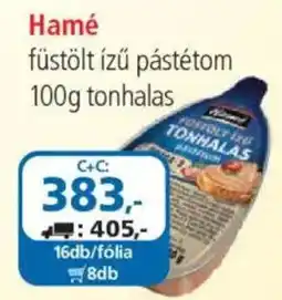 ÁRKLUB Hamé füstölt ízű pástétom ajánlat