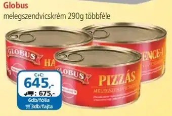 ÁRKLUB Globus melegszendvicskrém ajánlat