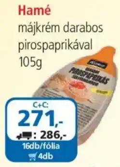 ÁRKLUB Hamé májkrém ajánlat