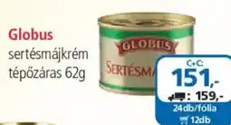 ÁRKLUB Globus sertésmájkrém tépőzáras ajánlat