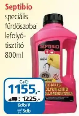 ÁRKLUB Septibio speciális fürdőszobai lefolyótisztító ajánlat
