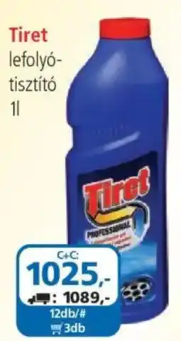 ÁRKLUB Tiret lefolyó-tisztító ajánlat