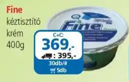 ÁRKLUB Fine kéztisztító krém ajánlat