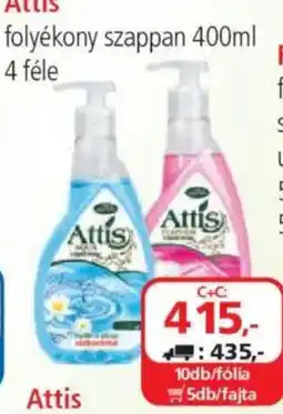 ÁRKLUB Attis folyékony szappan ajánlat