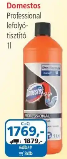 ÁRKLUB Domestos professional lefolyó-tisztító ajánlat