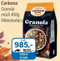 ÁRKLUB Cerbona granola ajánlat