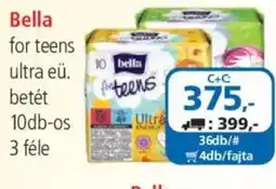 ÁRKLUB Bella for teens ultra eü. betét ajánlat