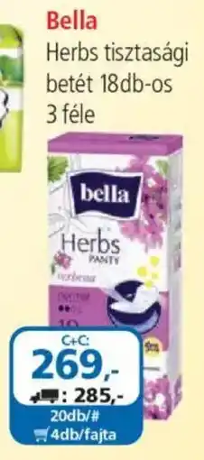 ÁRKLUB Bella herbs tisztasági betét ajánlat