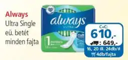 ÁRKLUB Always ultra single ajánlat
