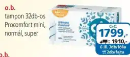 ÁRKLUB o.b. tampon ajánlat