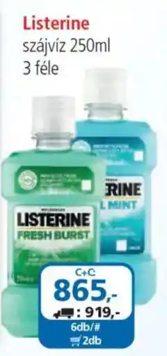 ÁRKLUB Listerine szájvíz ajánlat