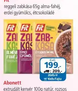 ÁRKLUB Fit reggeli zabkása ajánlat