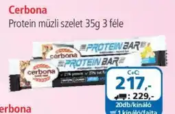 ÁRKLUB Cerbona protein müzli szelet ajánlat