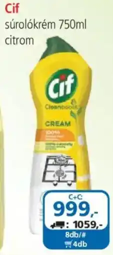 ÁRKLUB Cif súrolókrem ajánlat