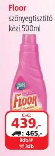 ÁRKLUB Floor szőnyegtisztító kézi ajánlat