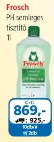 ÁRKLUB Frosch ph semleges tisztító ajánlat