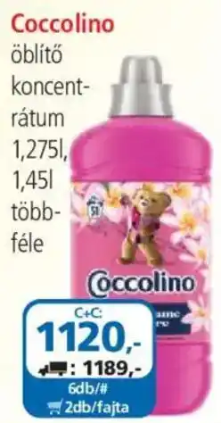 ÁRKLUB Coccolino öblítő koncentrátum ajánlat