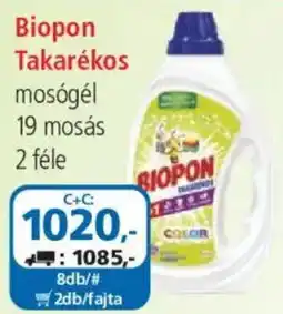 ÁRKLUB Biopon takarékos mosógél ajánlat
