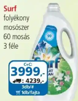 ÁRKLUB Surf folyékony mosószer ajánlat