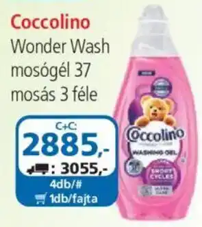 ÁRKLUB Coccolino wonder wash mosógél ajánlat